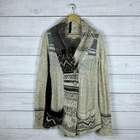 Free People Sweaters - Free People Wool Blend Cardigan Sweater Small